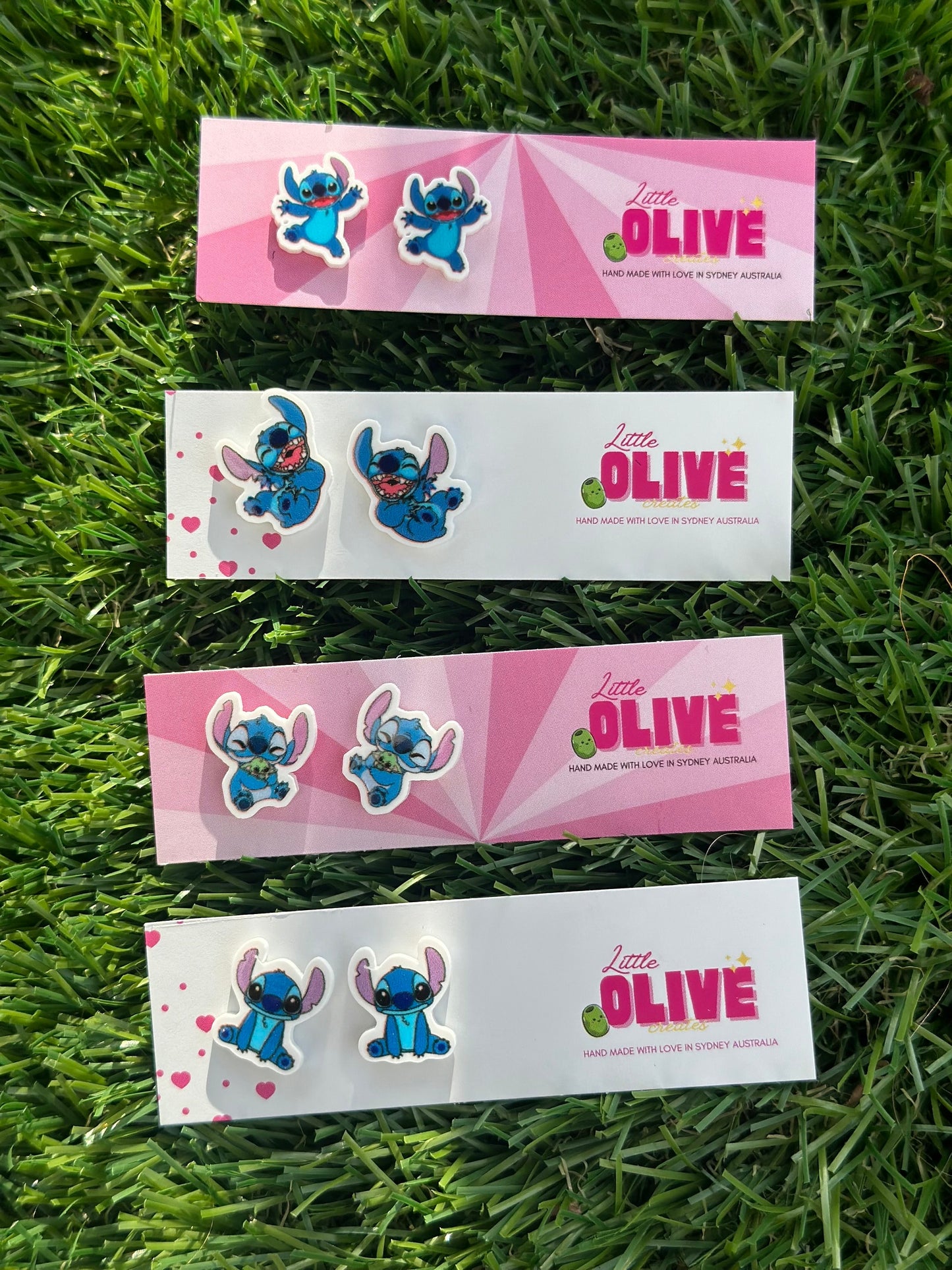 Cute Stitch Stud Earrings – Unleash the Stitchin' Magic!