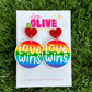Statement 'Love Wins' Pride Earrings