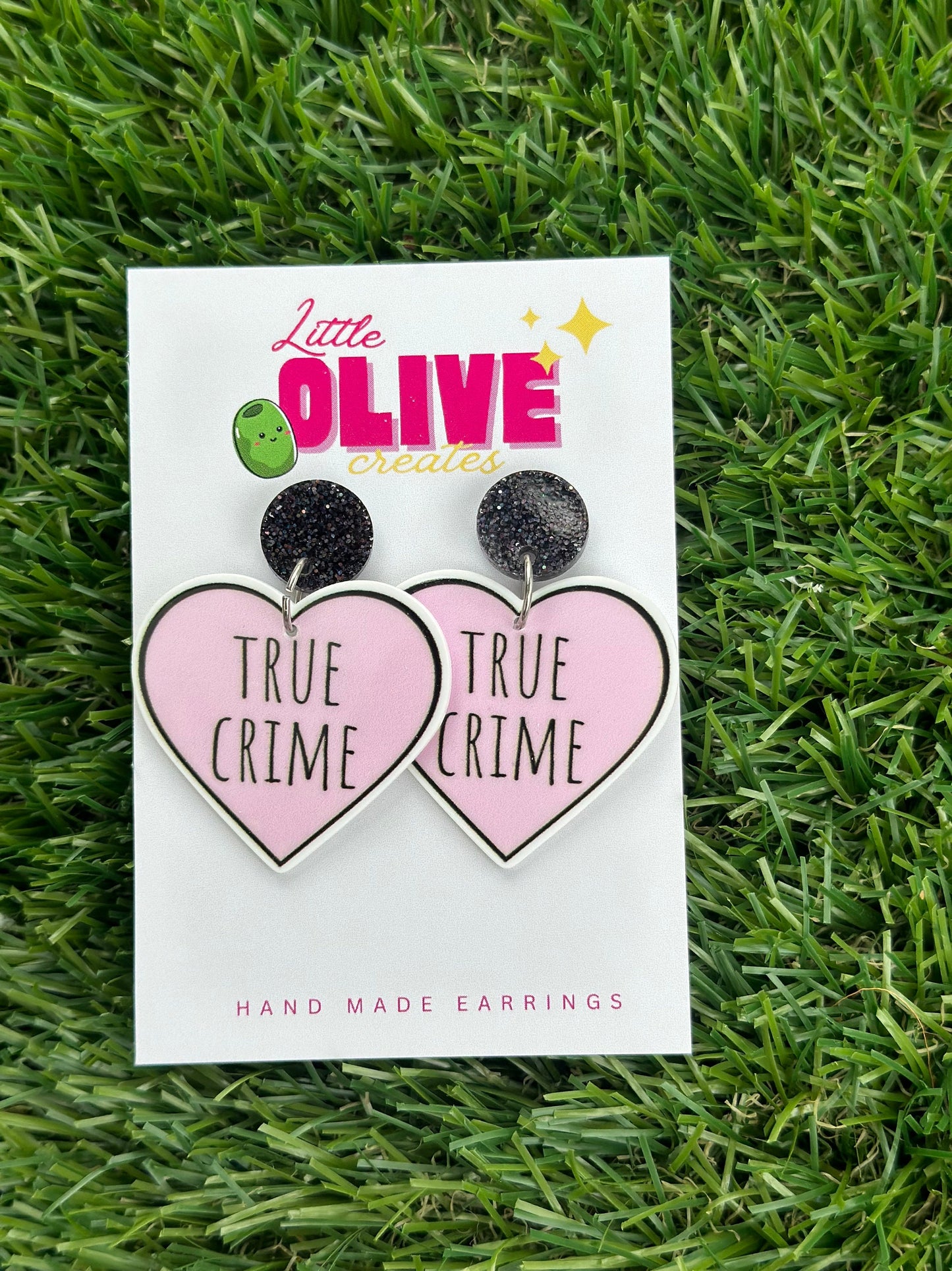 Enigmatic Charm: True Crime Lover Earrings