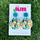 Bluey Heeler Family Earrings - Swing into Style with Your Favourite TV Family