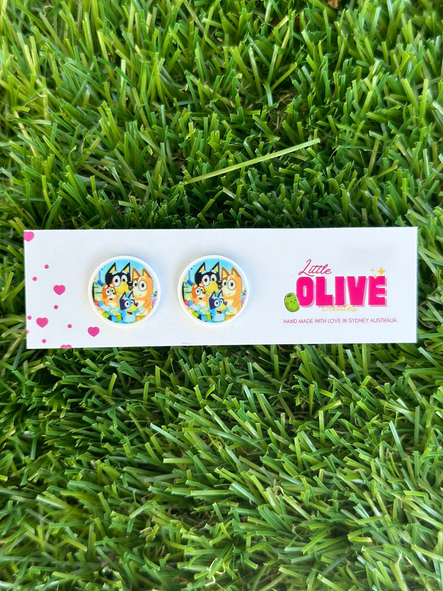 Bluey Heeler Family Earrings - Swing into Style with Your Favourite TV Family