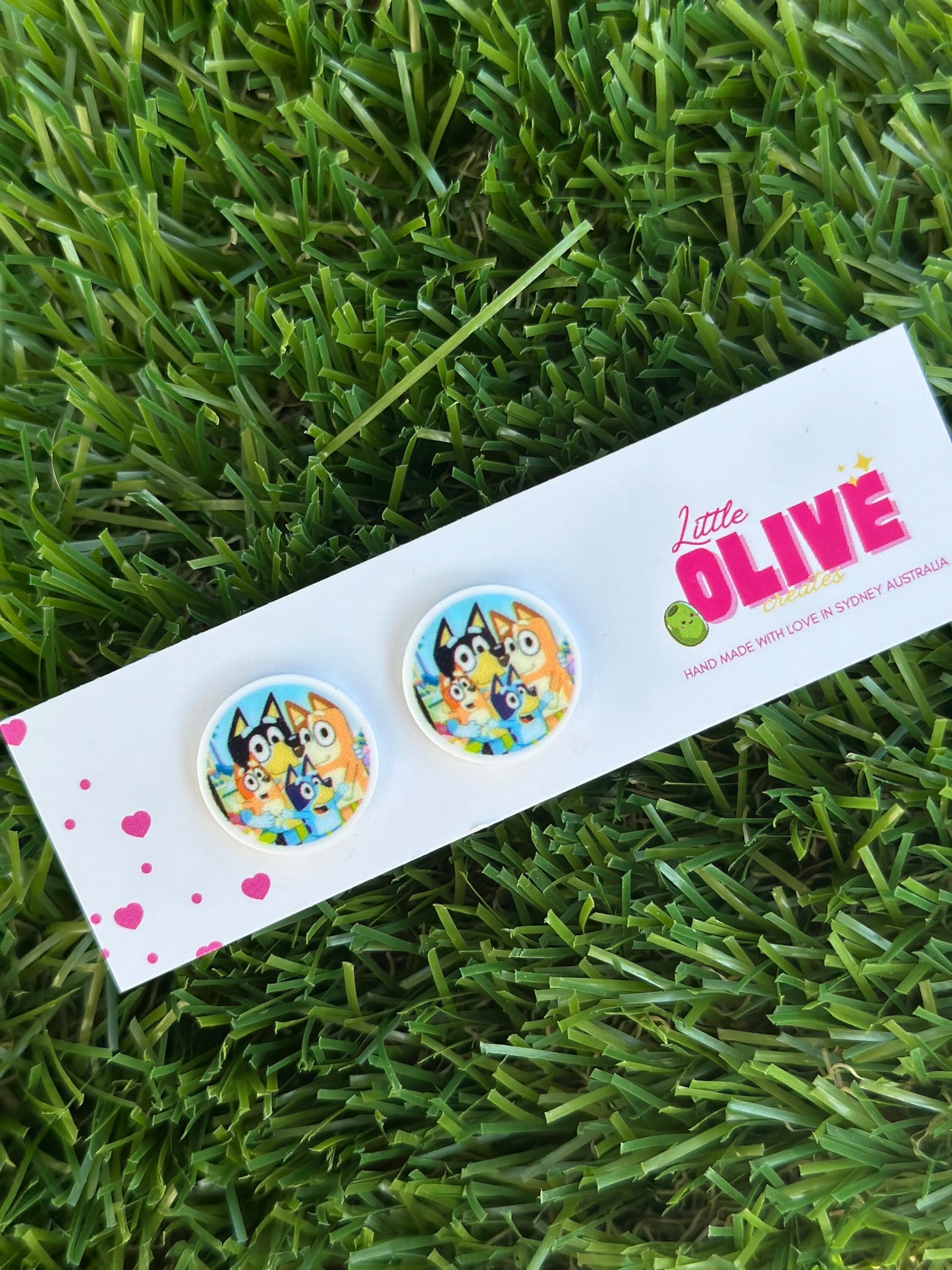Bluey Heeler Family Earrings - Swing into Style with Your Favourite TV Family