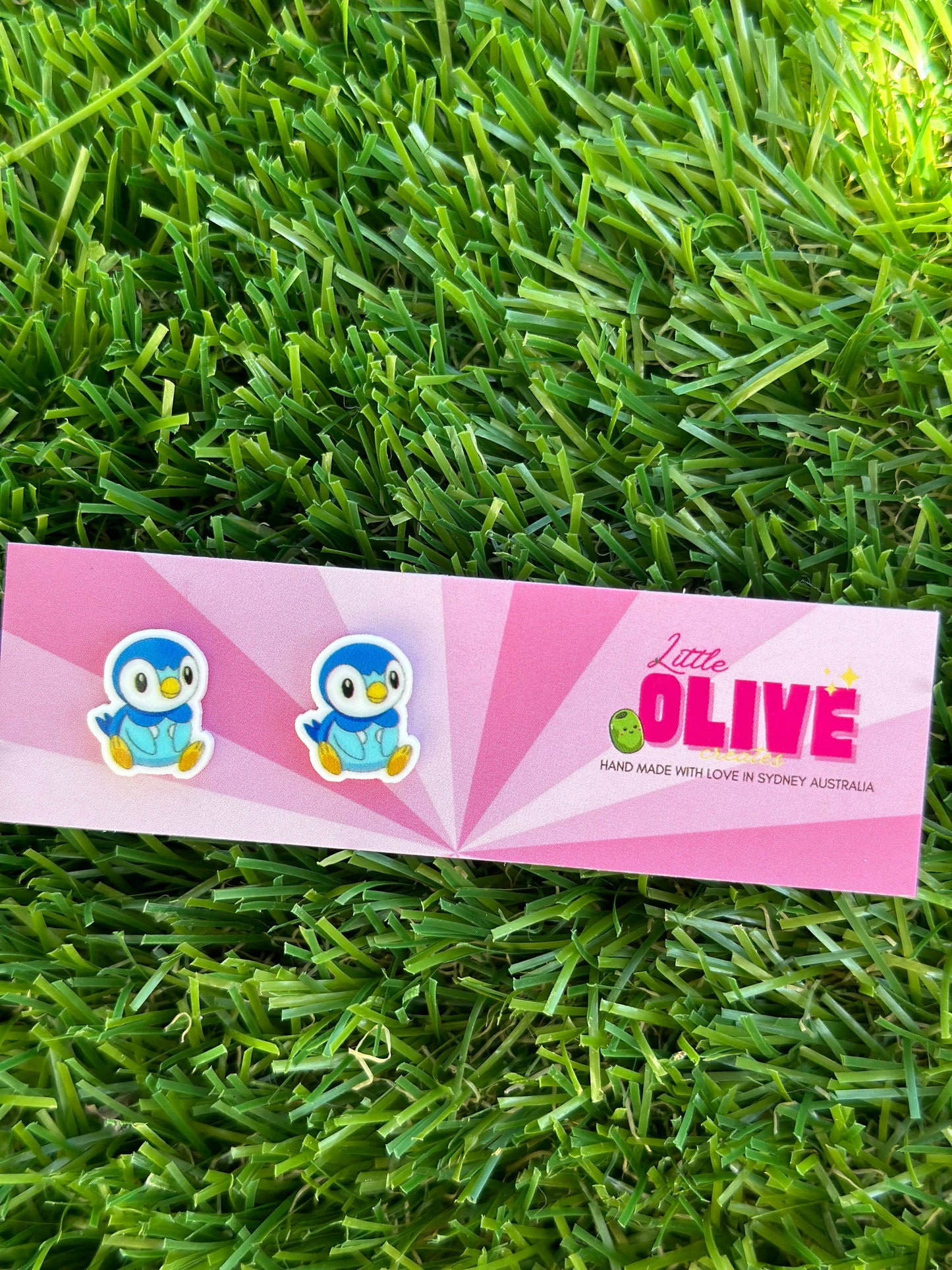 Piplup Pokémon Earrings: Dive into Style!