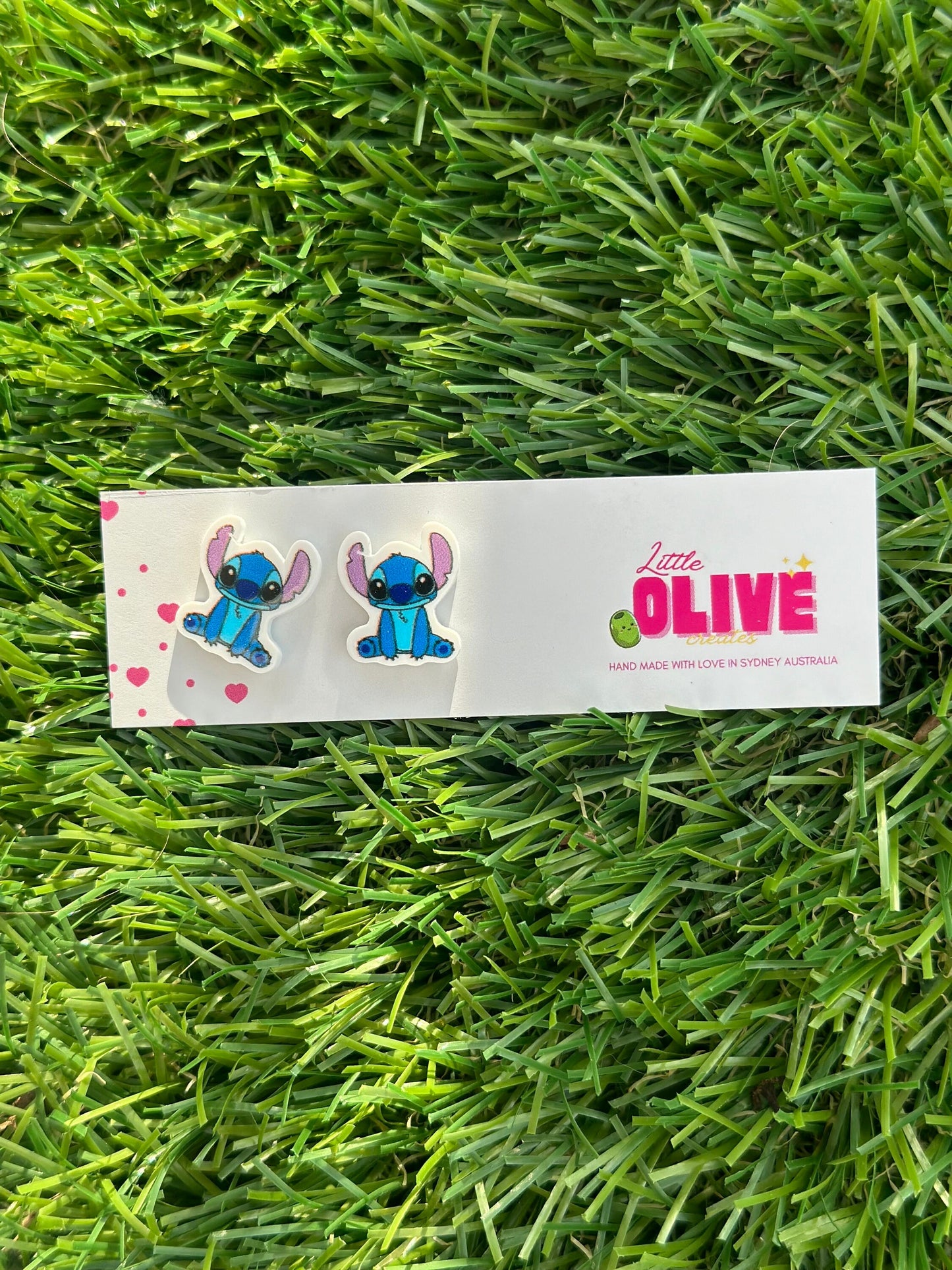 Cute Stitch Stud Earrings – Unleash the Stitchin' Magic!