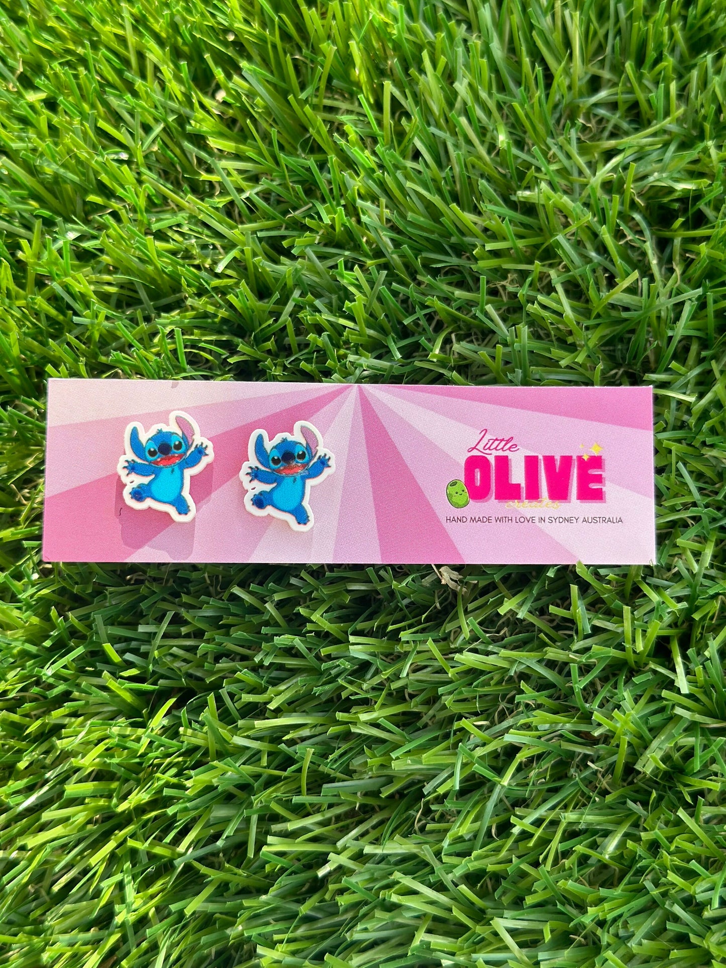 Cute Stitch Stud Earrings – Unleash the Stitchin' Magic!