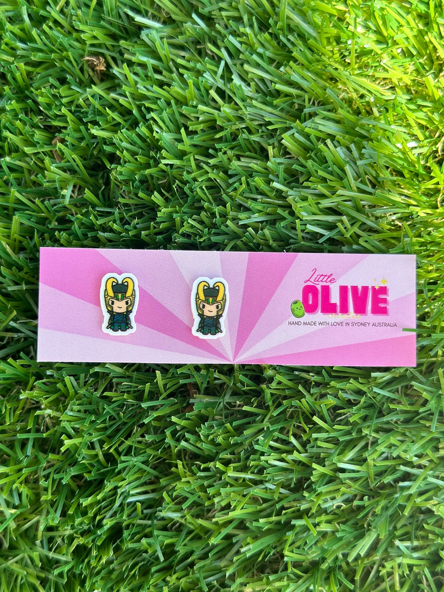 Marvel Inspired Superhero Stud Earrings - Unleash Your Inner Hero!