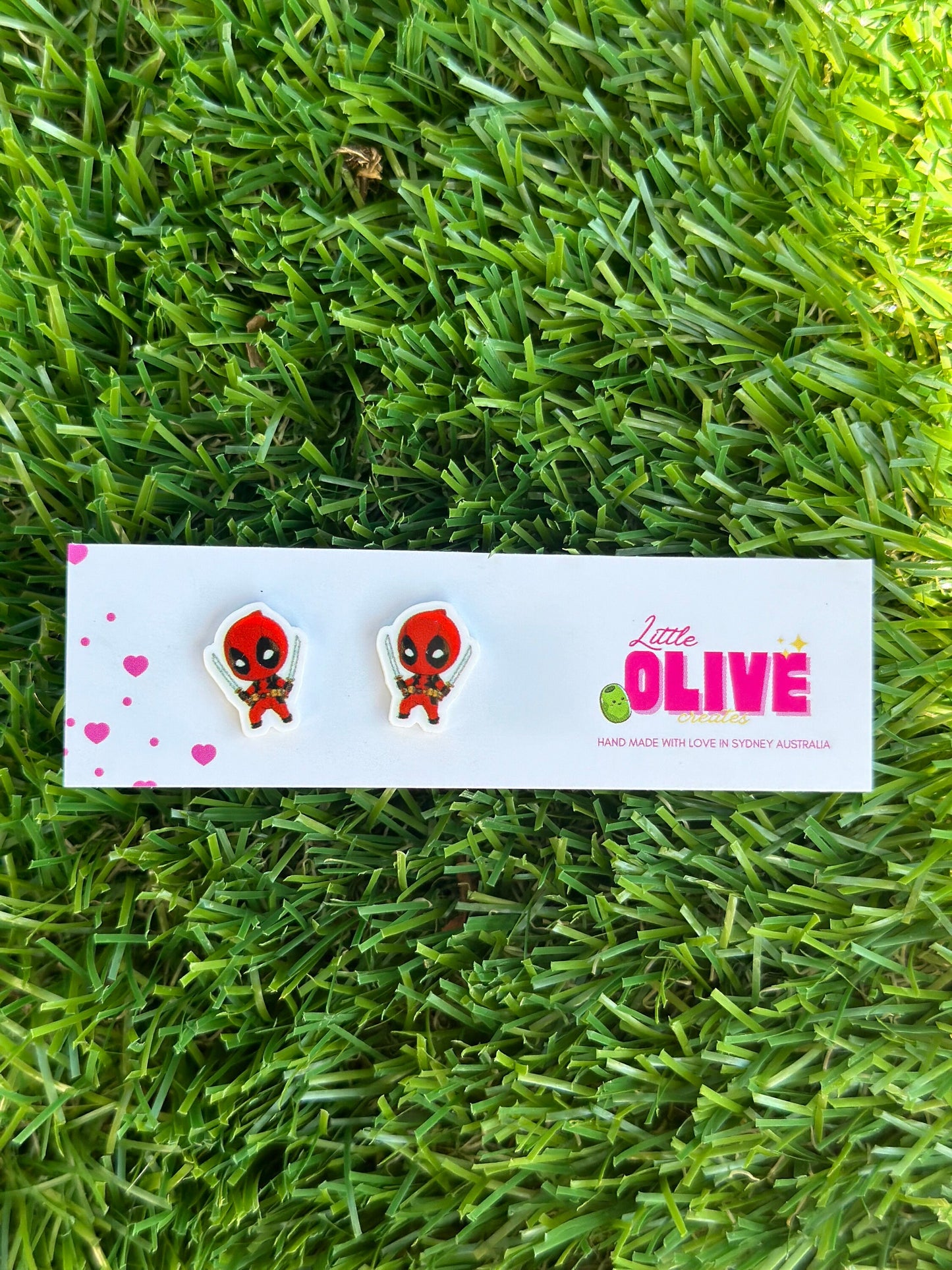 Marvel Inspired Superhero Stud Earrings - Unleash Your Inner Hero!