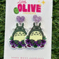 Totoro Dangle Earrings: Whimsical Anime Delight