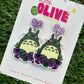 Totoro Dangle Earrings: Whimsical Anime Delight