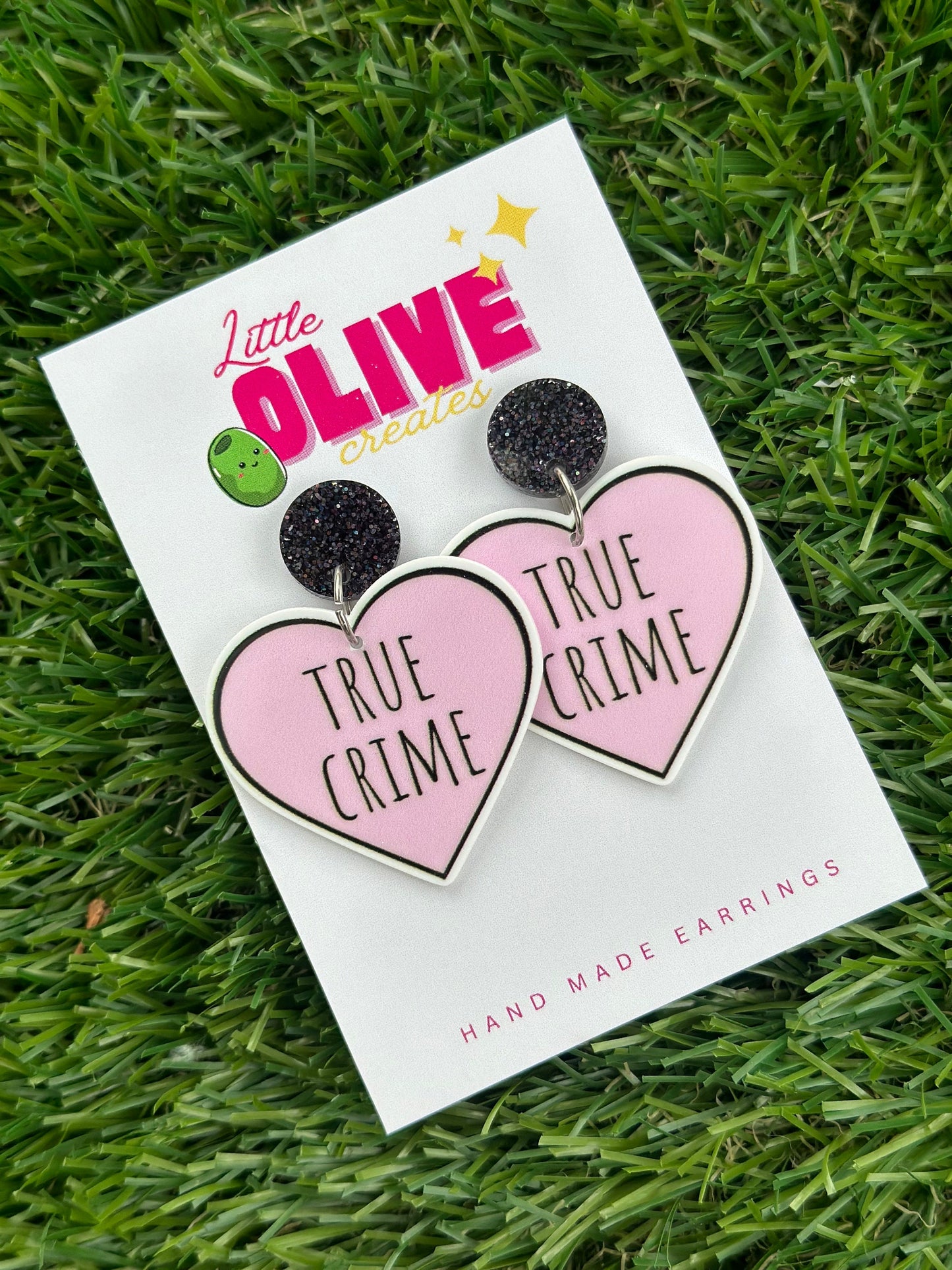 Enigmatic Charm: True Crime Lover Earrings