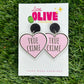 Enigmatic Charm: True Crime Lover Earrings