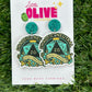 Enchanting Dungeons and Dragons 'Chaotic Neutral' Dangle Earrings