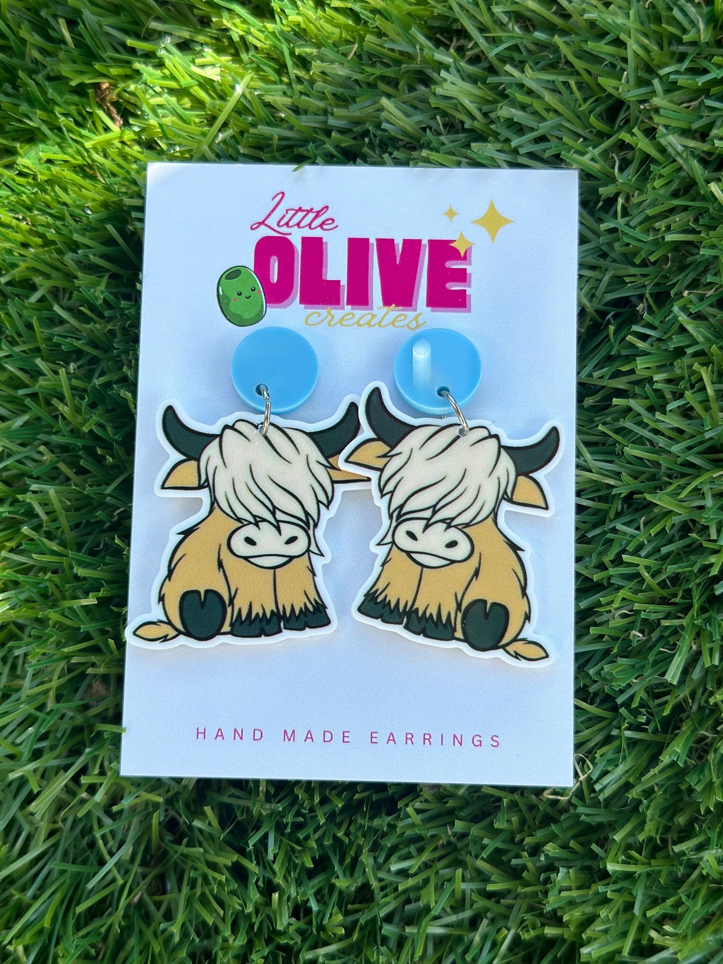 Charming Highland Cow Earrings: Dangles and Studs for Every Style