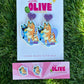 Bluey Family Fun Mother's Day Earrings - Celebrate Mum in Style!
