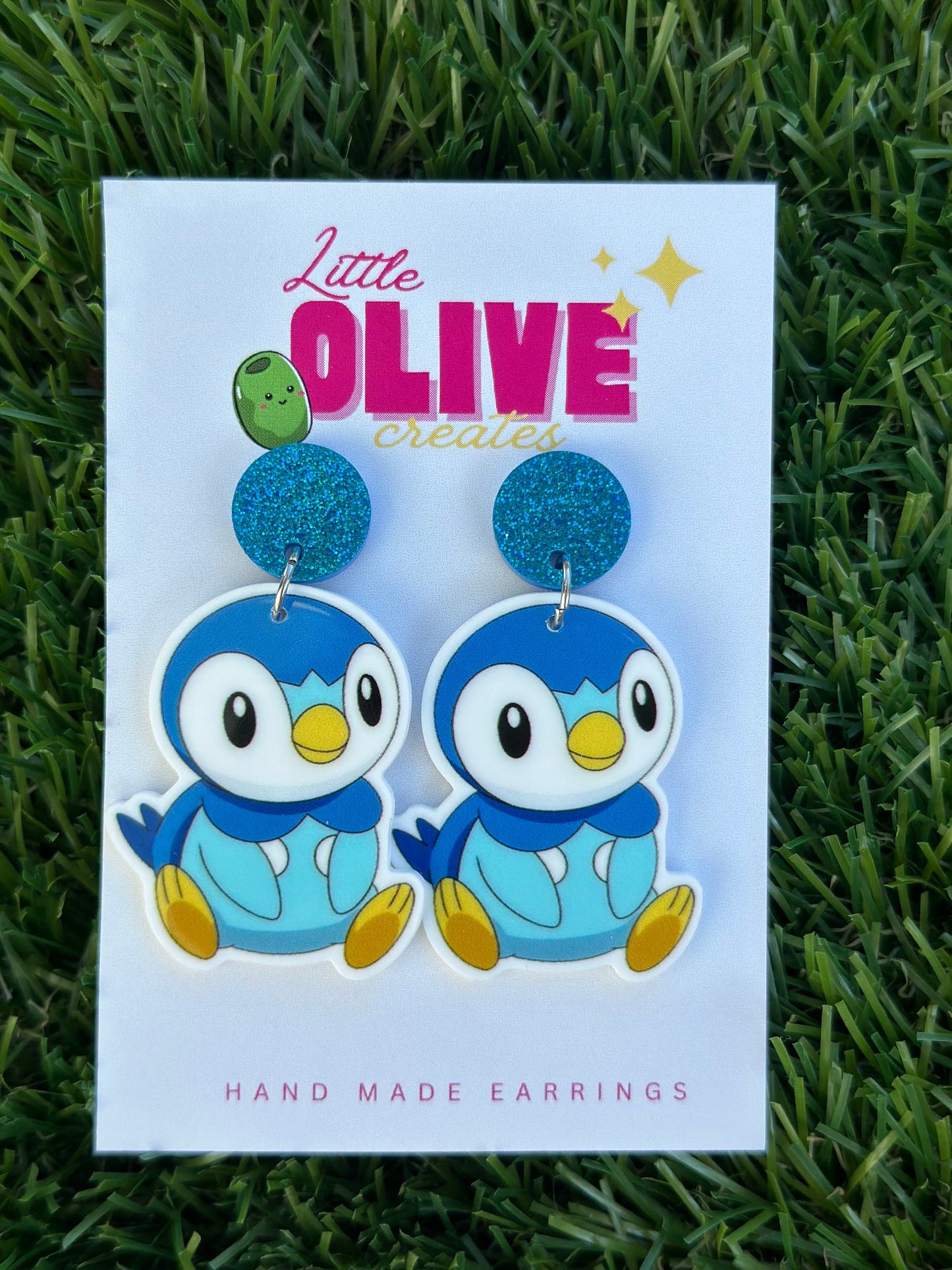 Piplup Pokémon Earrings: Dive into Style!