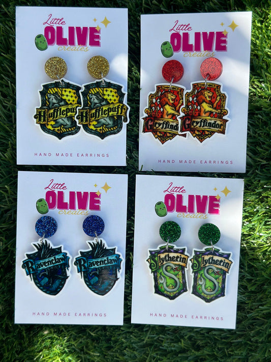 Wizarding World Houses Dangle Earrings - Choose Your House