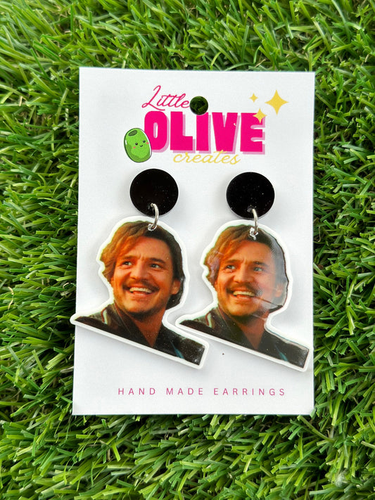 The Internets Daddy Pedro Pascal Celeb Chic Earrings - Sparkle Like a Star!