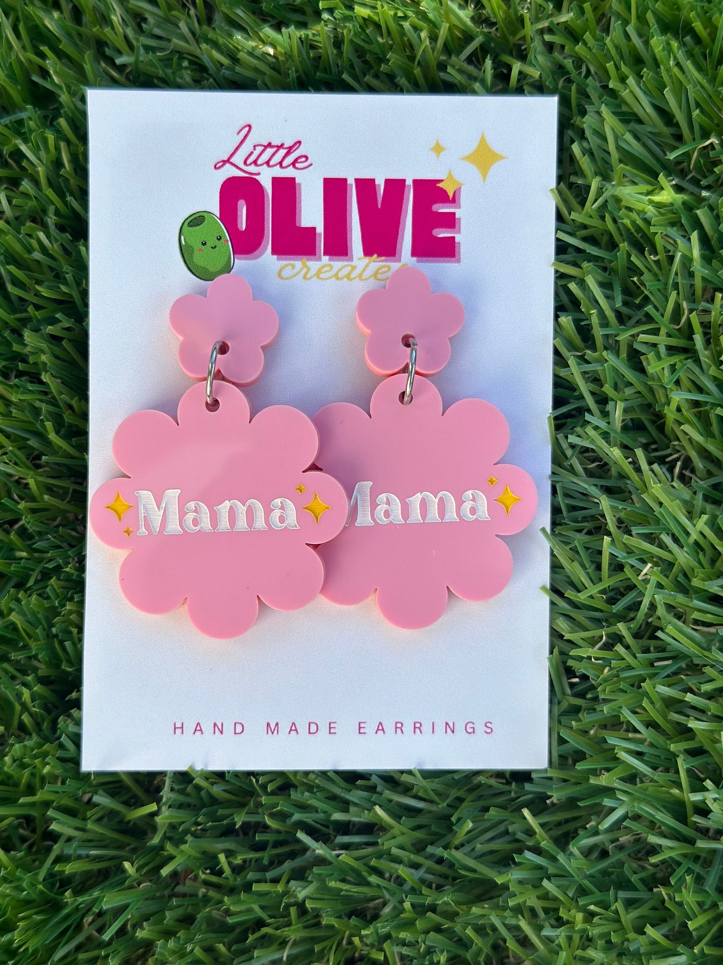 Cherished Moments:hand Painted Mother's Day Earrings Collection