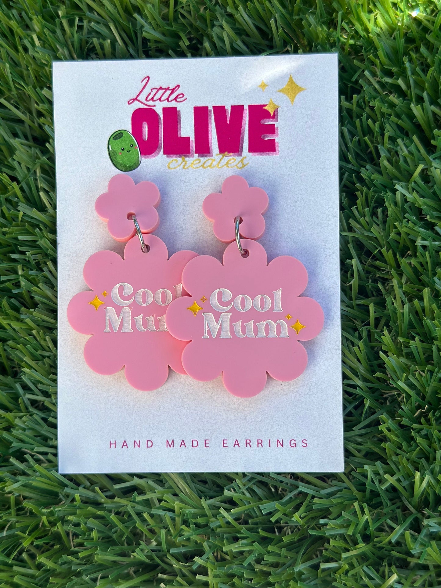Cherished Moments:hand Painted Mother's Day Earrings Collection
