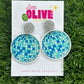 Mirror Disco Ball Dangle Earrings - Dance Floor Delight, Sparkling Fun