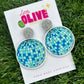 Mirror Disco Ball Dangle Earrings - Dance Floor Delight, Sparkling Fun