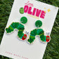 Adorable 'The Hungry Caterpillar' Teacher Earrings for Book Week!"