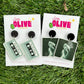 Music Era-Inspired TTPD Statement dangle earrings- 2 styles available