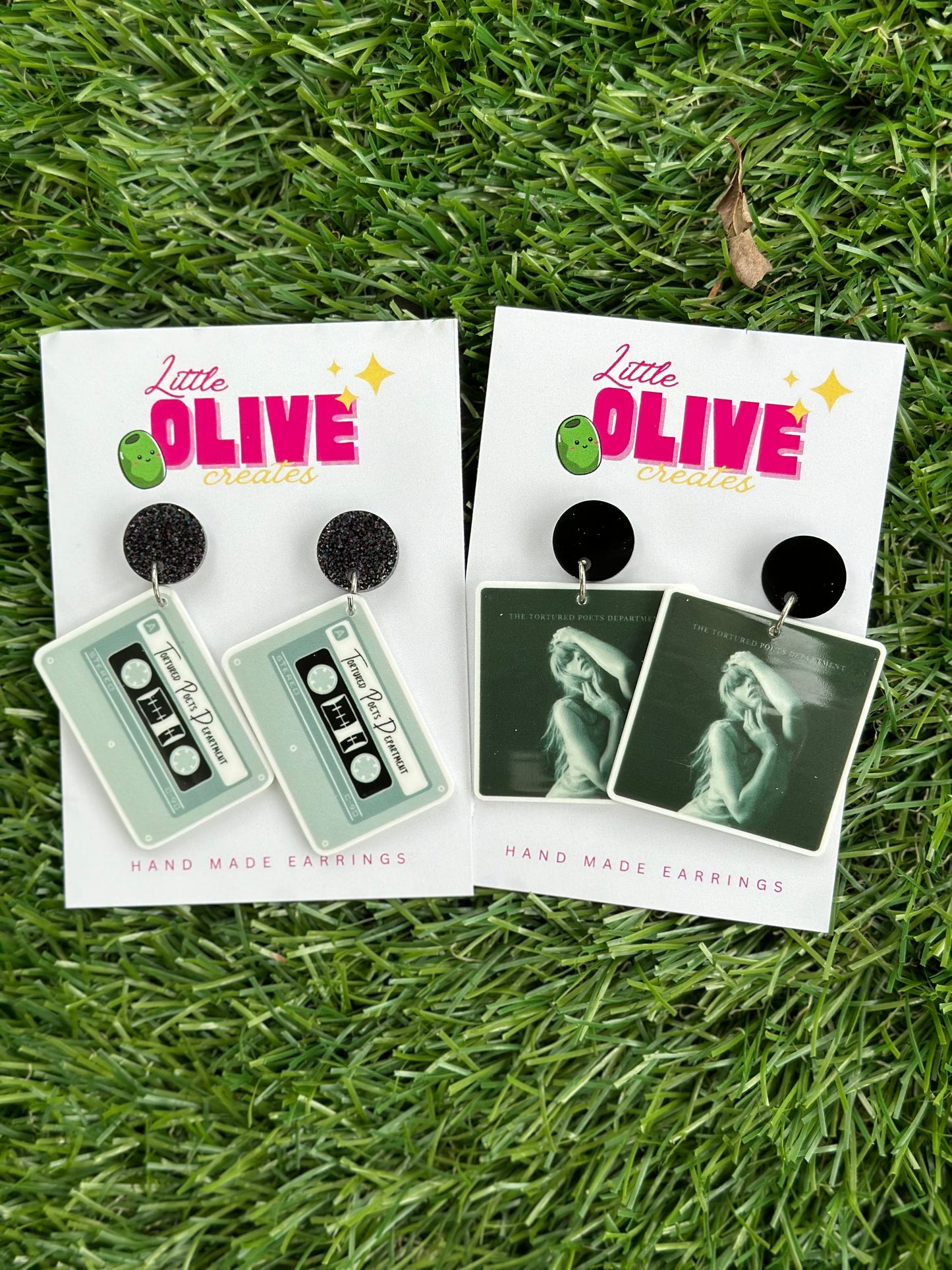 Music Era-Inspired TTPD Statement dangle earrings- 2 styles available