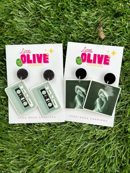 Music Era-Inspired TTPD Statement dangle earrings- 2 styles available