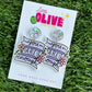 Empowerment Elegance: 'You Are Enough' Dangle Earrings