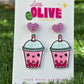 Bubble Tea Bliss Dangle Earrings