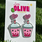 Bubble Tea Bliss Dangle Earrings