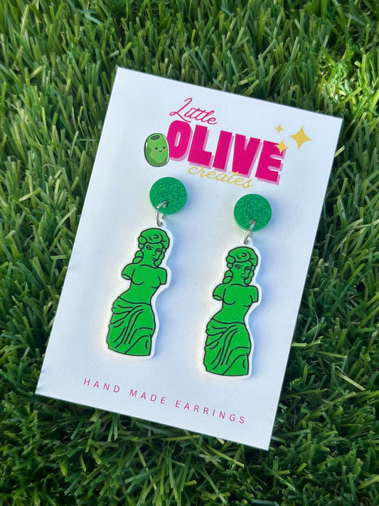 Iconic Simpsons Gummy 'Venus Di Milo' Dangle Earrings