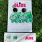 Bulbasaur Bliss: Pokémon Earrings in Stud and Dangle Styles