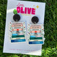 Enchanting Taylor Era Inspired Book Lover Dangle Earrings