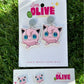 Sing Along with Jigglypuff: Cute Pokémon Earrings for Fans!