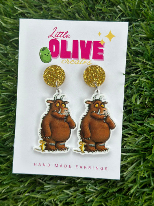 Enchanting 'The Gruffalo' Teacher Earrings for Book Week!