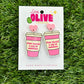 Caffeine Queen - Dolly Parton Inspired Coffee Lover Earrings