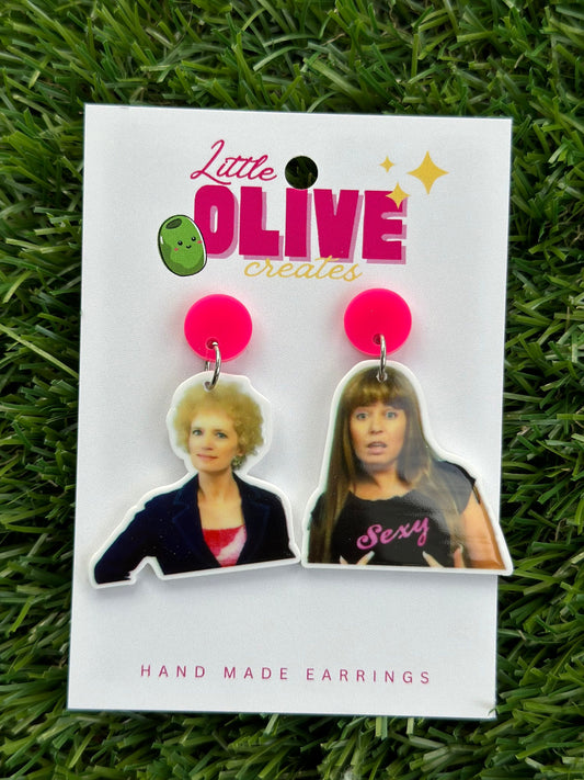 Laugh Out Loud with Kath and Kim Earrings! Noice and Unusual