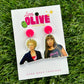Laugh Out Loud with Kath and Kim Earrings! Noice and Unusual