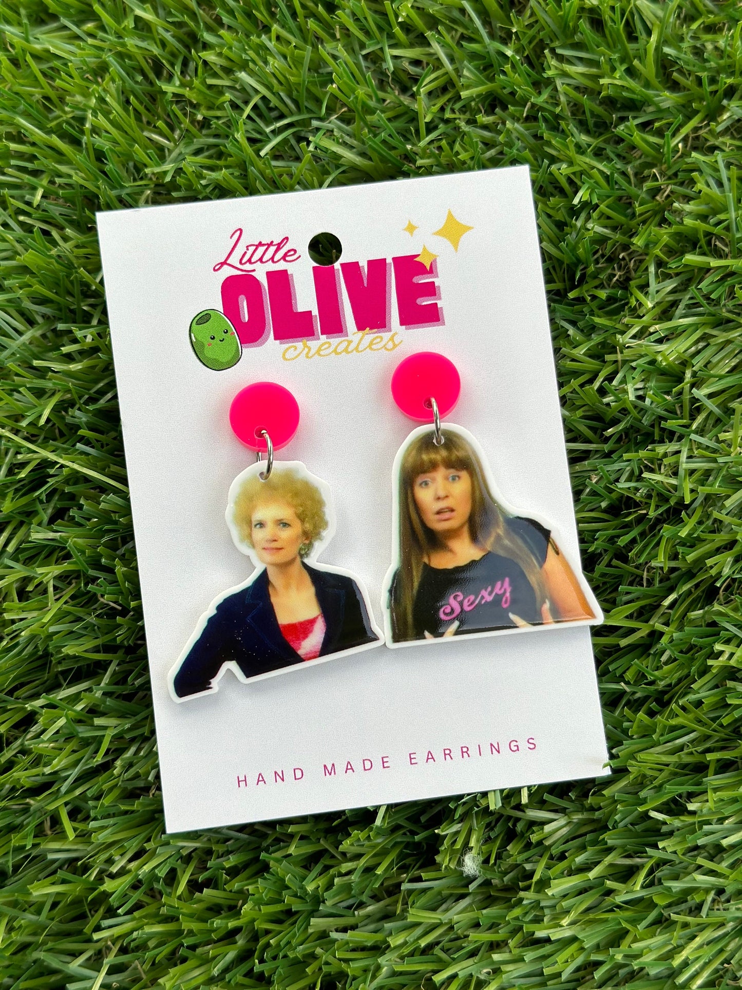 Laugh Out Loud with Kath and Kim Earrings! Noice and Unusual