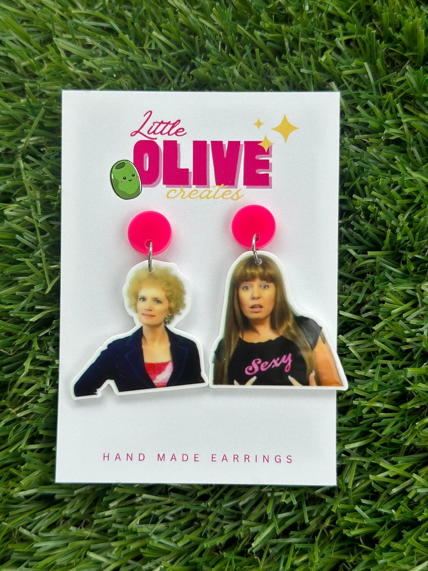 Laugh Out Loud with Kath and Kim Earrings! Noice and Unusual