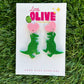 Dino Delight Dangle Earrings - Playful Prehistoric Charm