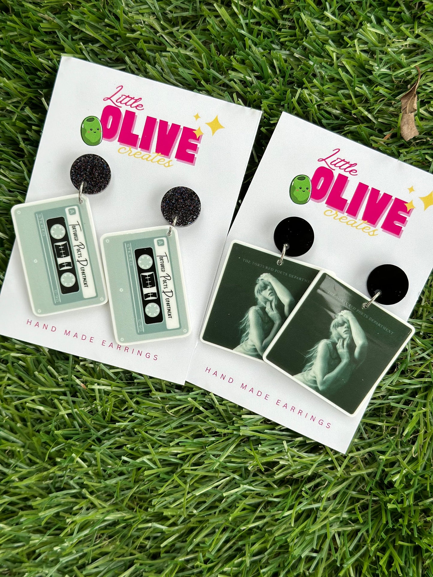 Music Era-Inspired TTPD Statement dangle earrings- 2 styles available