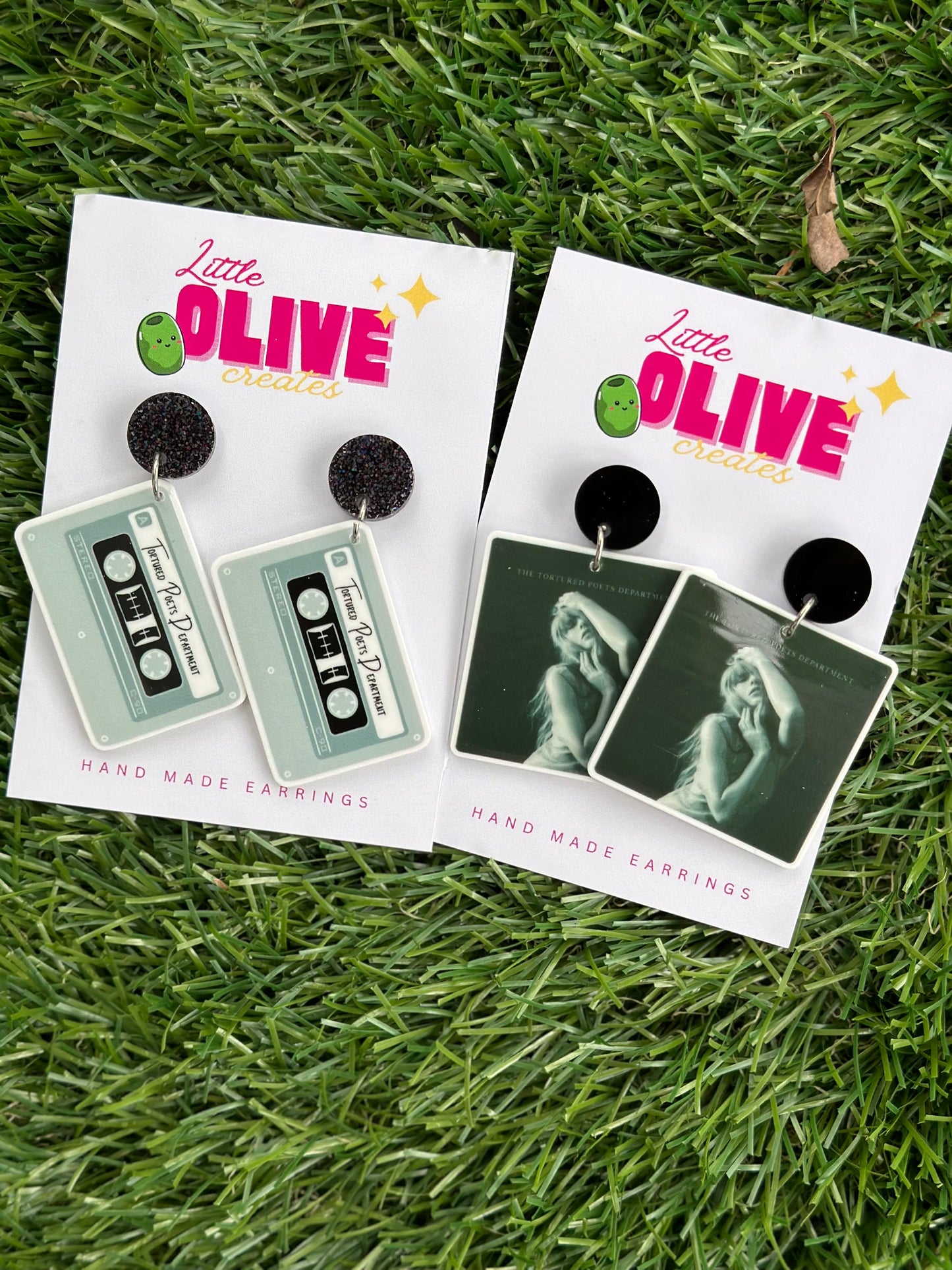Music Era-Inspired TTPD Statement dangle earrings- 2 styles available