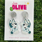 Bluey-Inspired Muffin Earrings