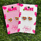 Radiant Tattoo Style Heart 'Mamma Bear' and ‘Cool Mum’ Stud Earrings: Celebrate Motherhood in Style!