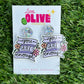 Empowerment Elegance: 'You Are Enough' Dangle Earrings