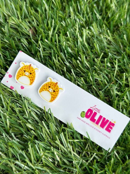 Squishmallow Sensation: Gary the Giraffe Stud Earrings