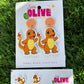 Charmander Charm: Adorable Pokémon Dangle Earrings